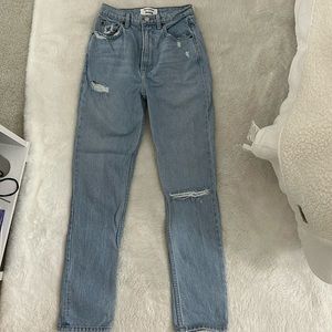 Reformation High Rise Straight Jeans Size 24